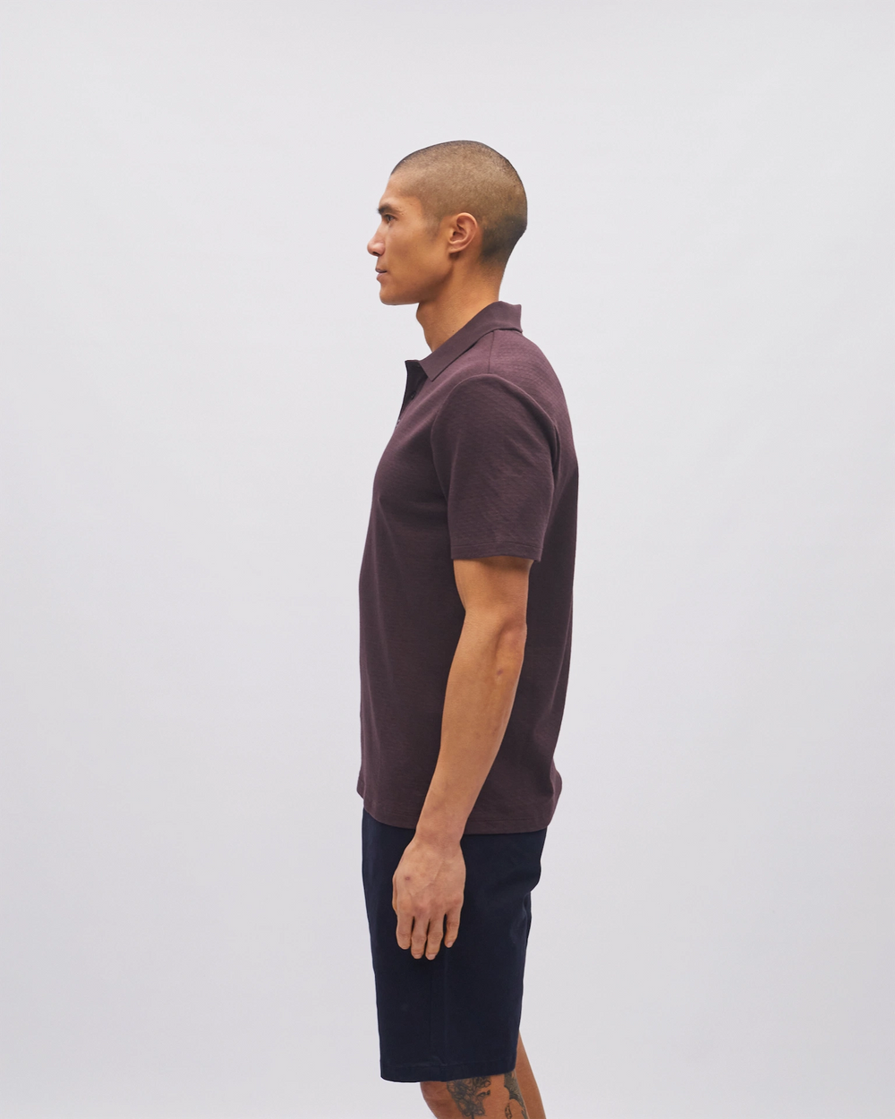 Serge Polo Dark Prune
