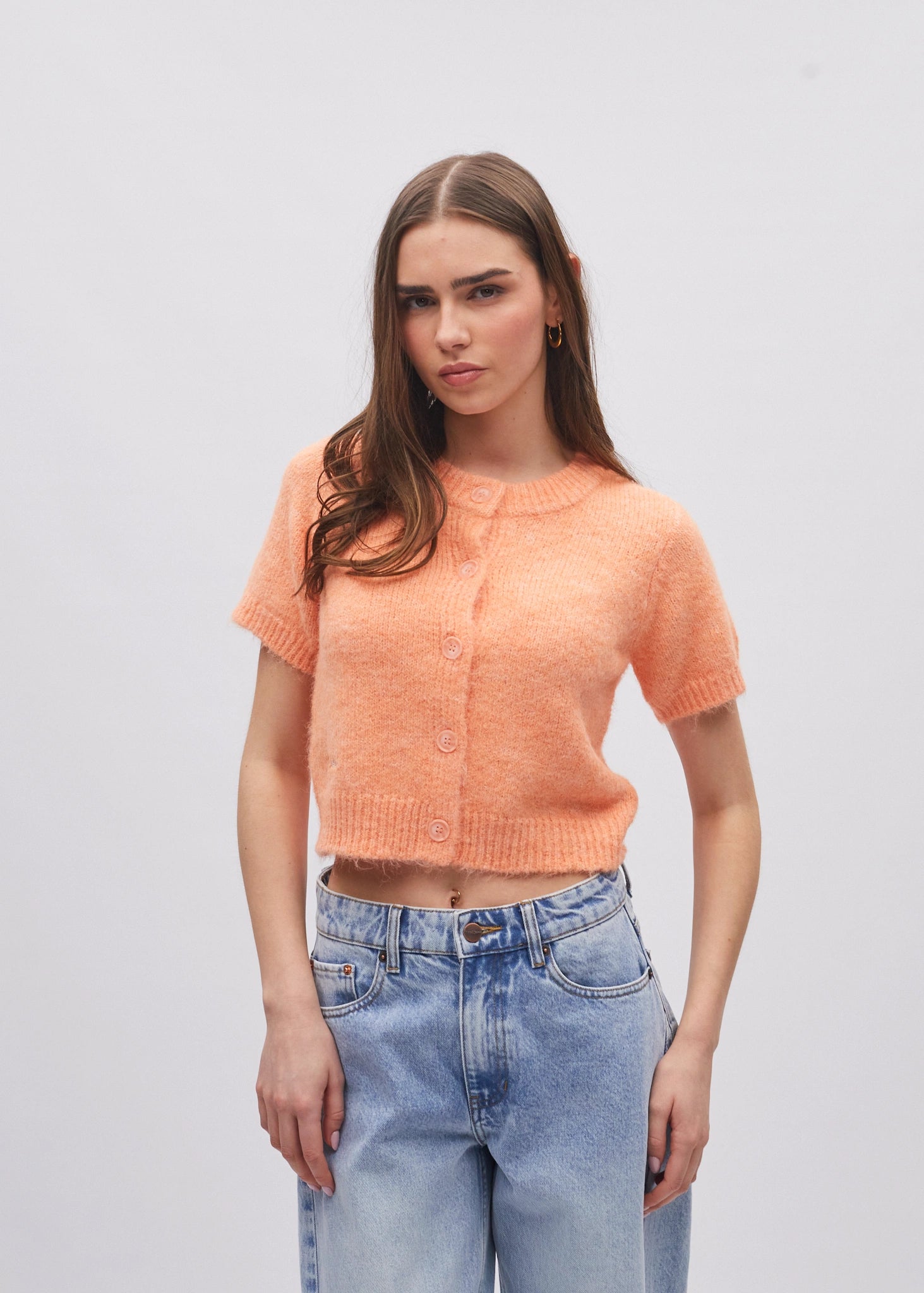Shelby Knit Candied Coral