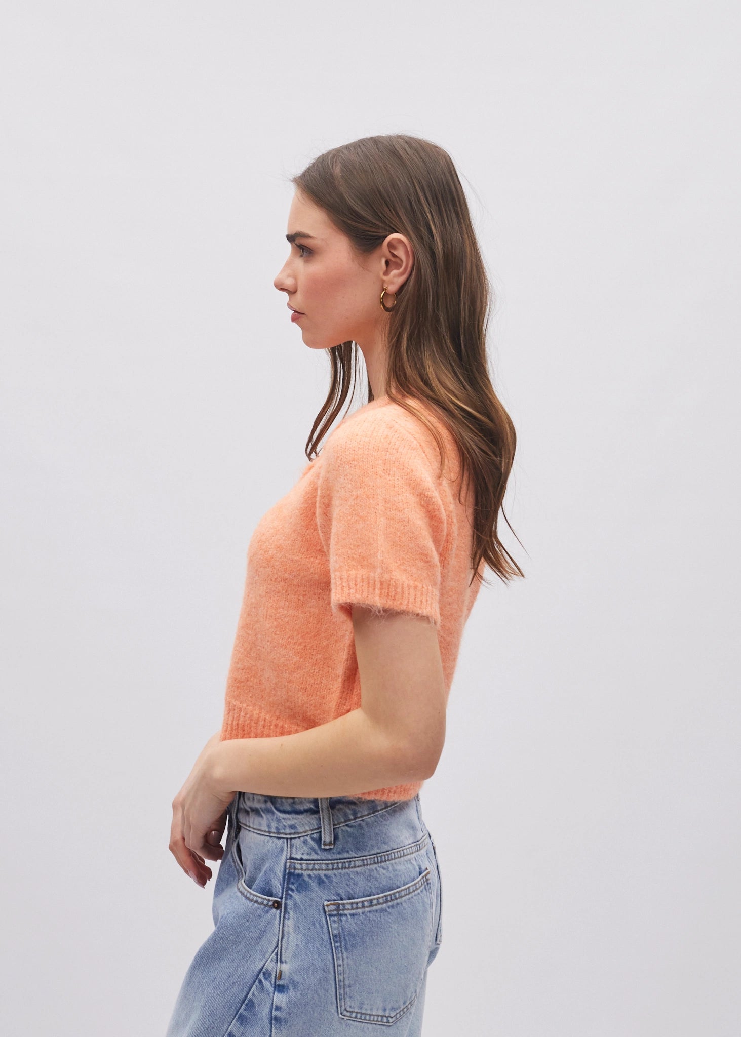 Shelby Knit Candied Coral