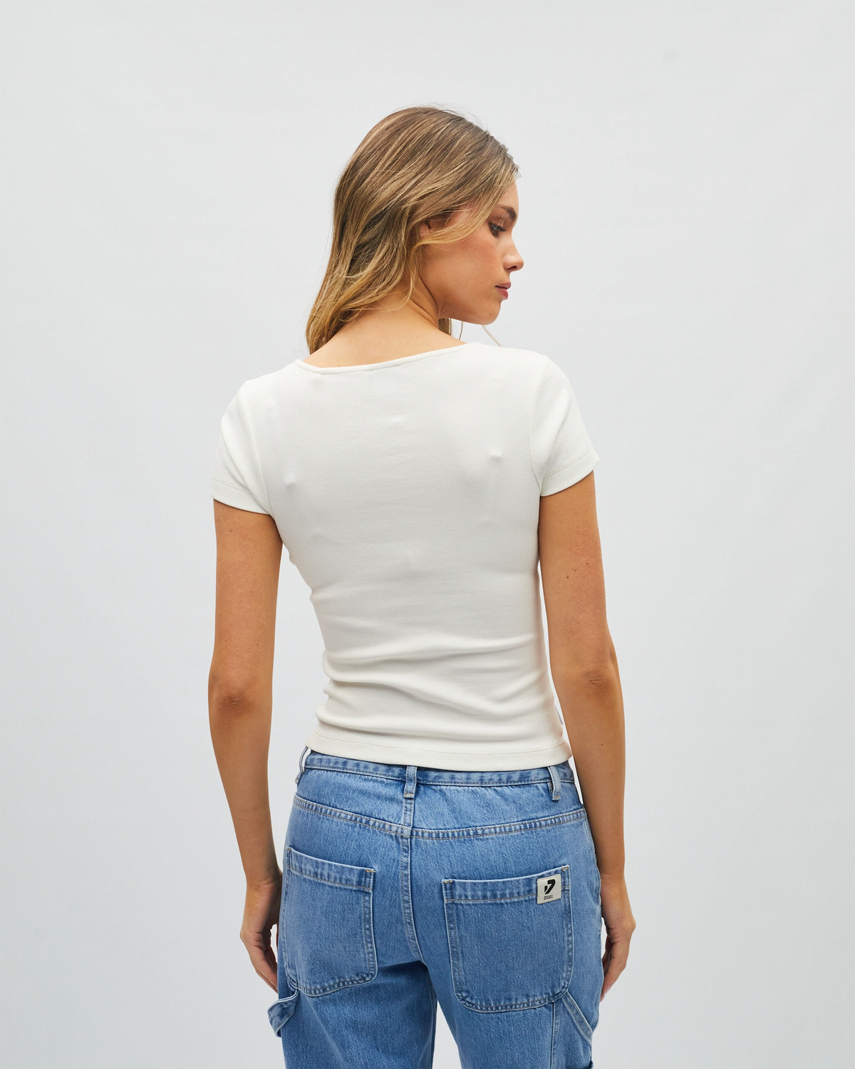Simone Tee Dove White