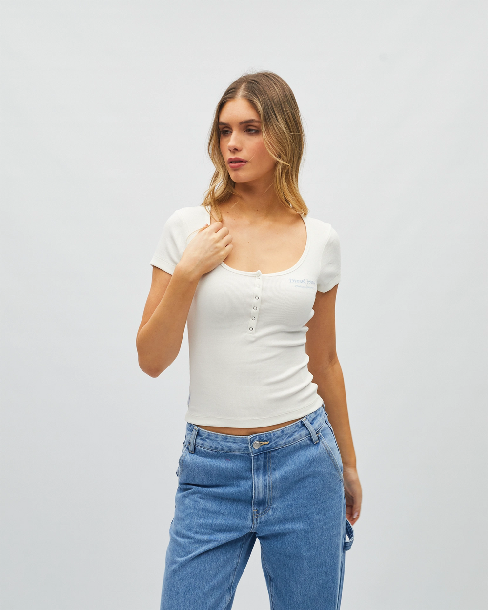 Simone Tee Dove White