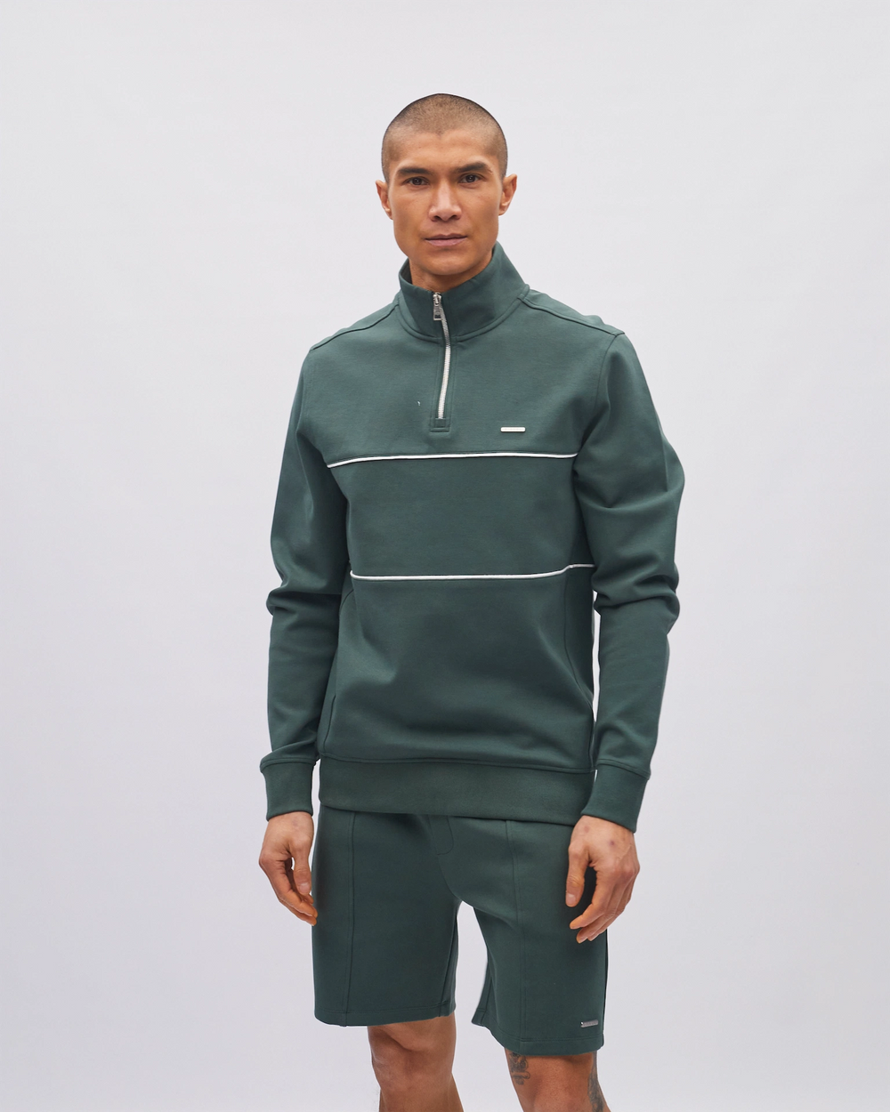 Simon Half Zip Mayan Forest