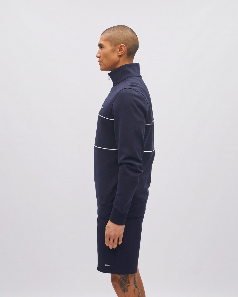 Simon Half Zip Midnight Blue