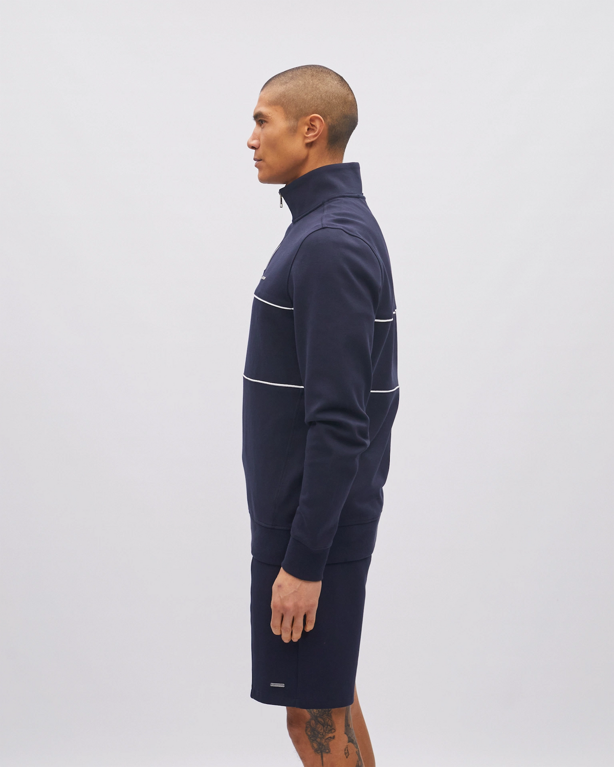 Simon Half Zip Midnight Blue
