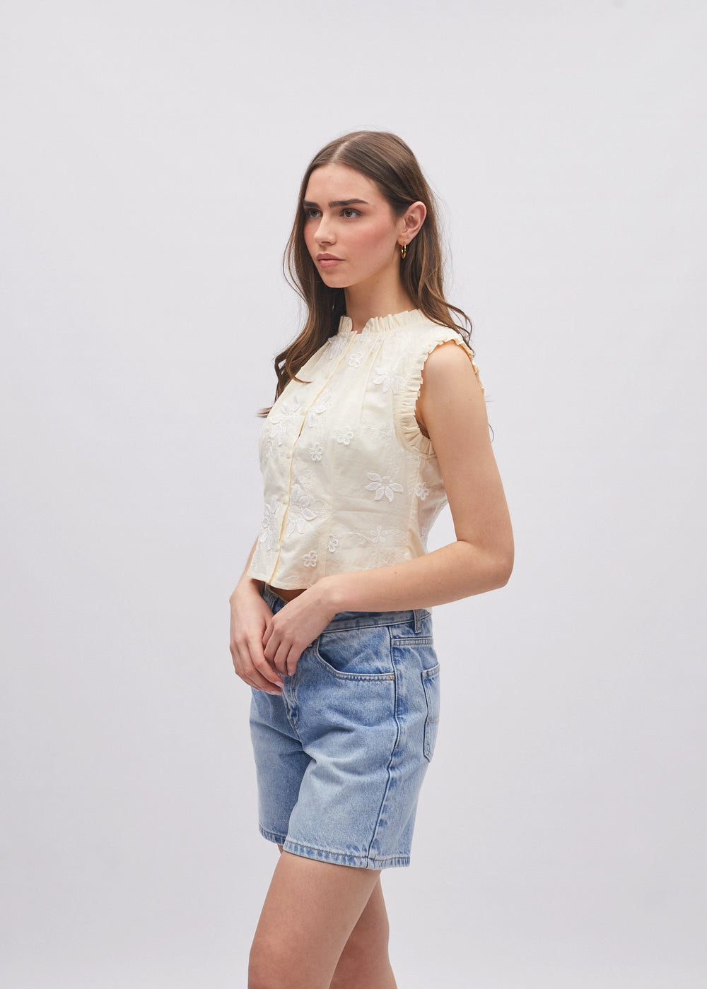 Suzie Top Butter Yellow