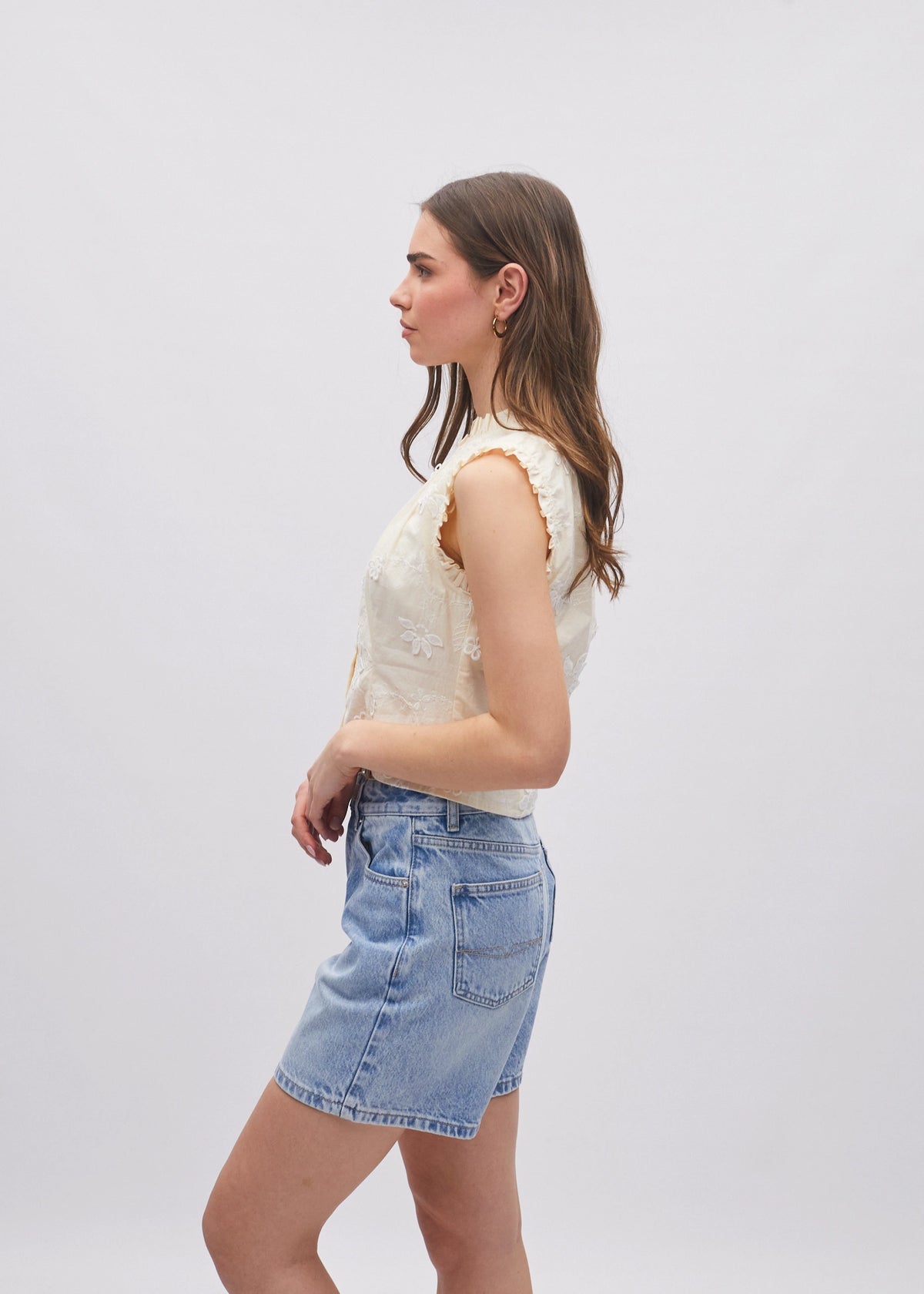 Suzie Top Butter Yellow