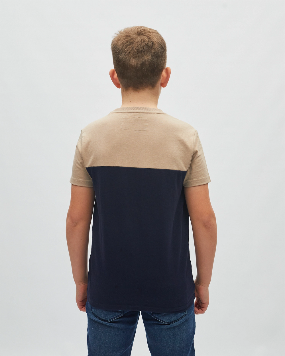 Sydney Tee Sand/Navy