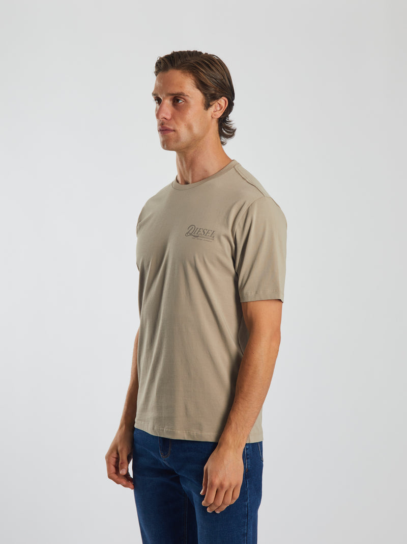 Soren Tee Stone Biscuit