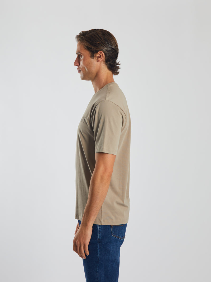 Soren Tee Stone Biscuit