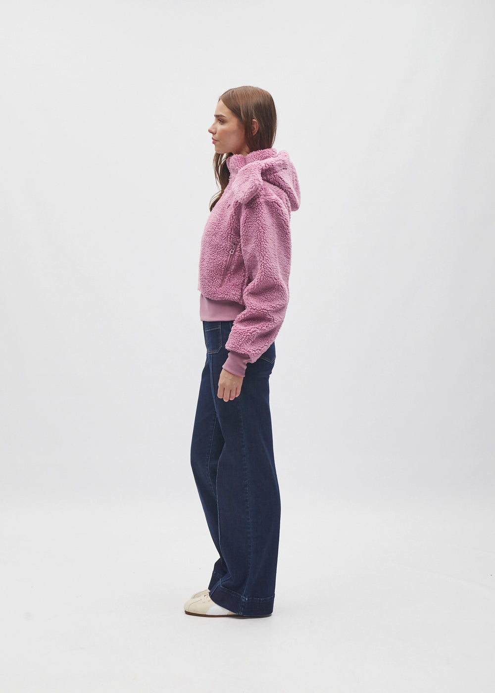 Thea Fleece Jacket NY Pink