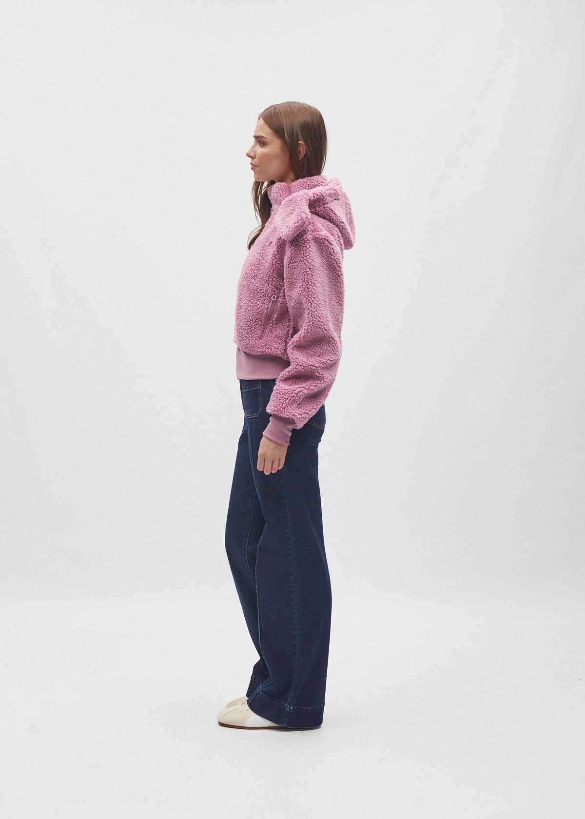 Thea Fleece Jacket NY Pink