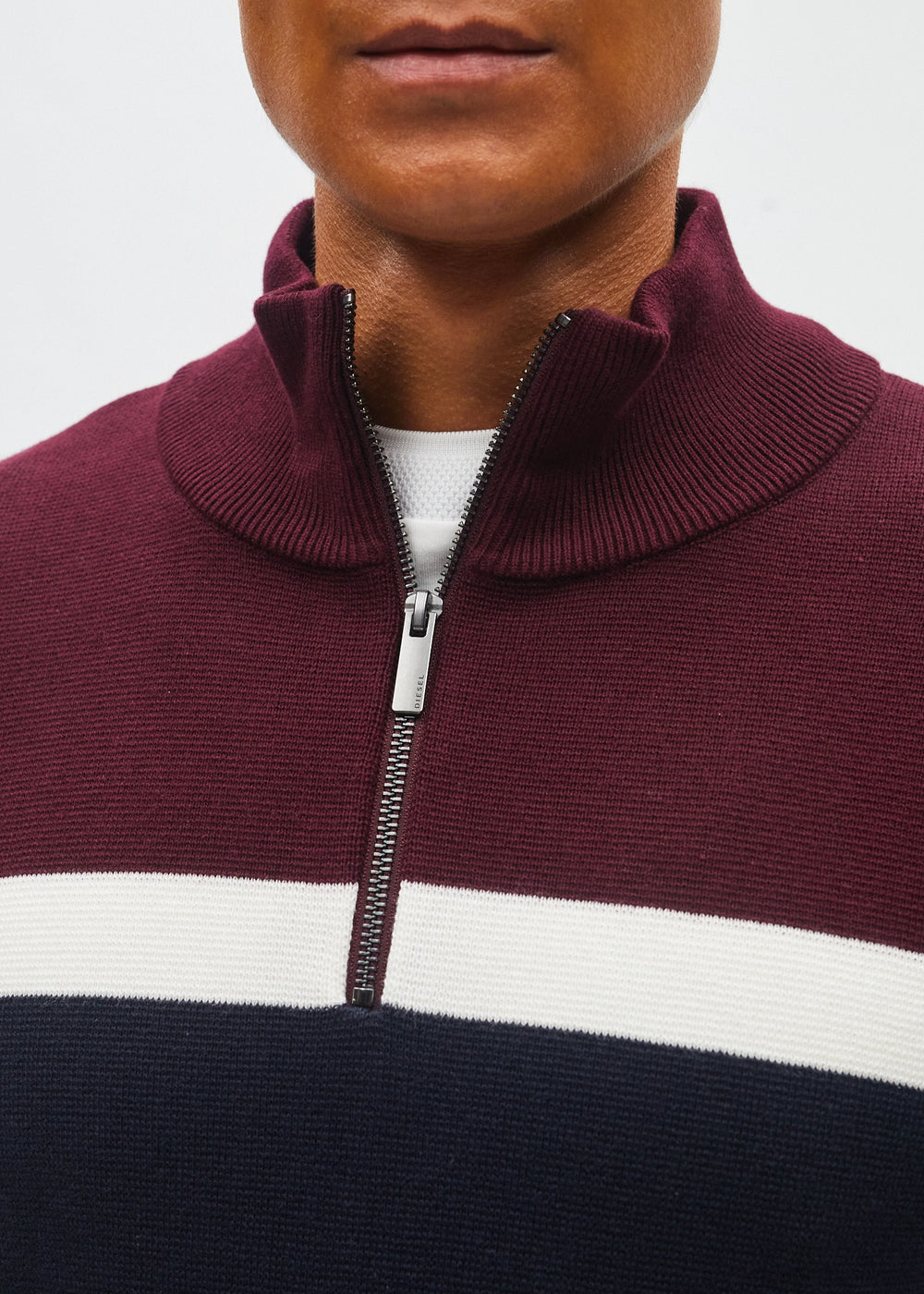 Tully Half Zip Deep Burgundy