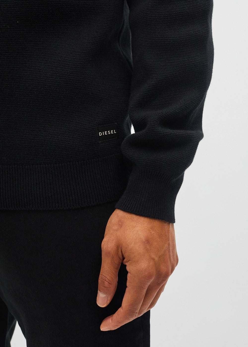 Tully Half Zip Charcoal Marl