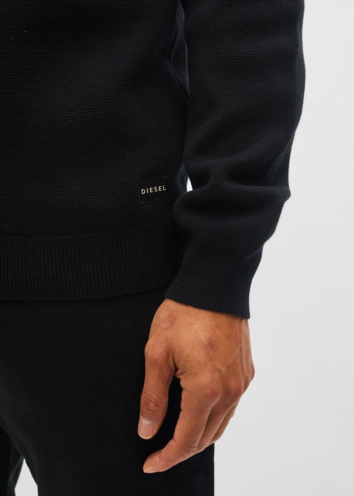 Tully Half Zip Charcoal Marl