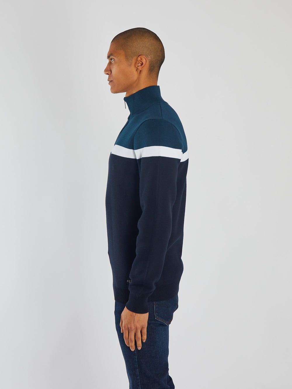 Tully Half Zip Midnight Teal