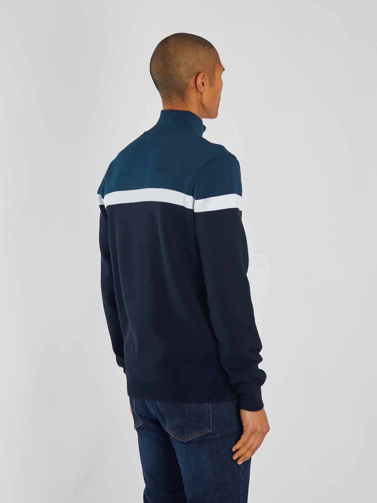 Tully Half Zip Midnight Teal