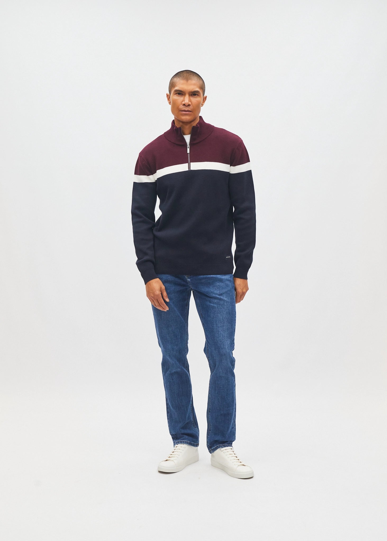 Tully Half Zip Deep Burgundy