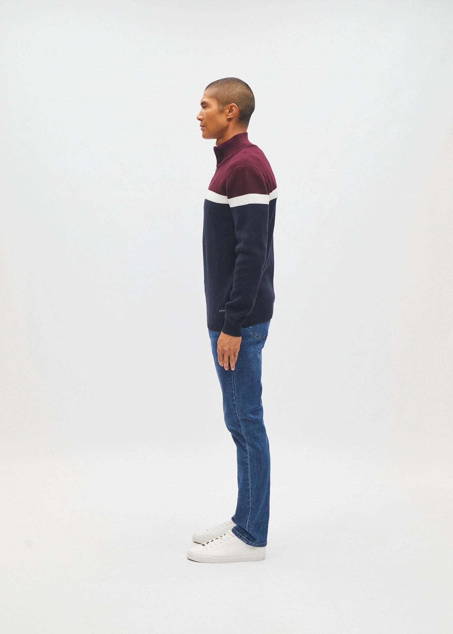 Tully Half Zip Deep Burgundy