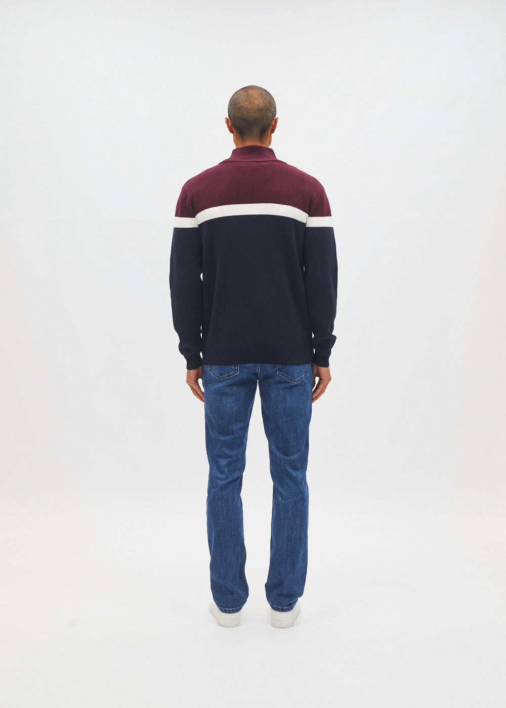 Tully Half Zip Deep Burgundy