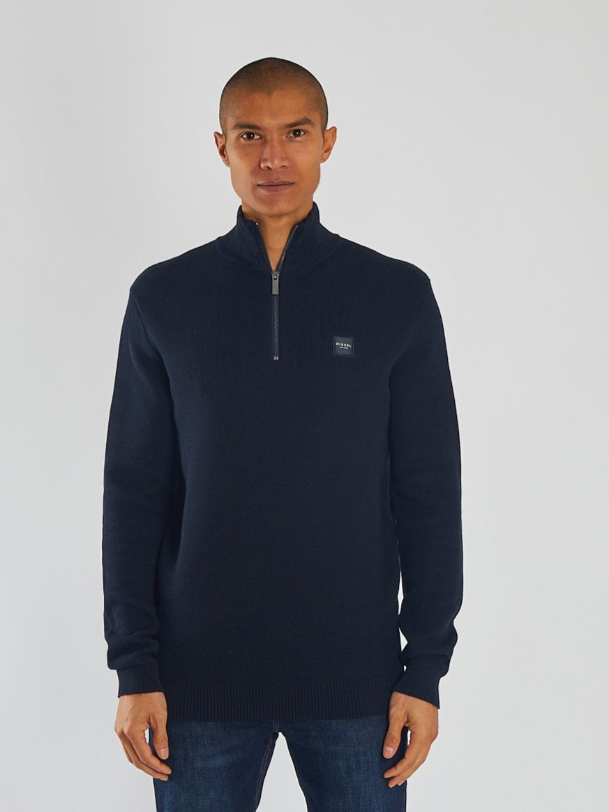 Twain Half Zip North Navy