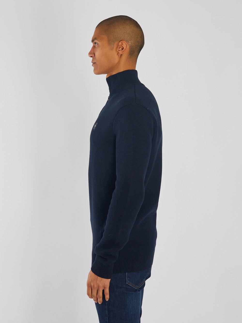 Twain Half Zip North Navy
