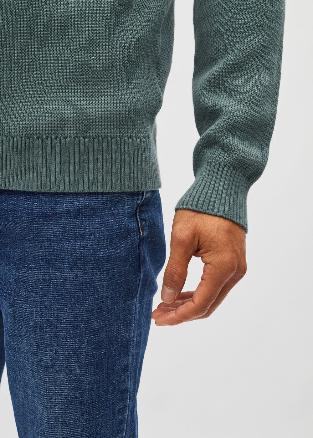 Twain Half Zip Green Meadow