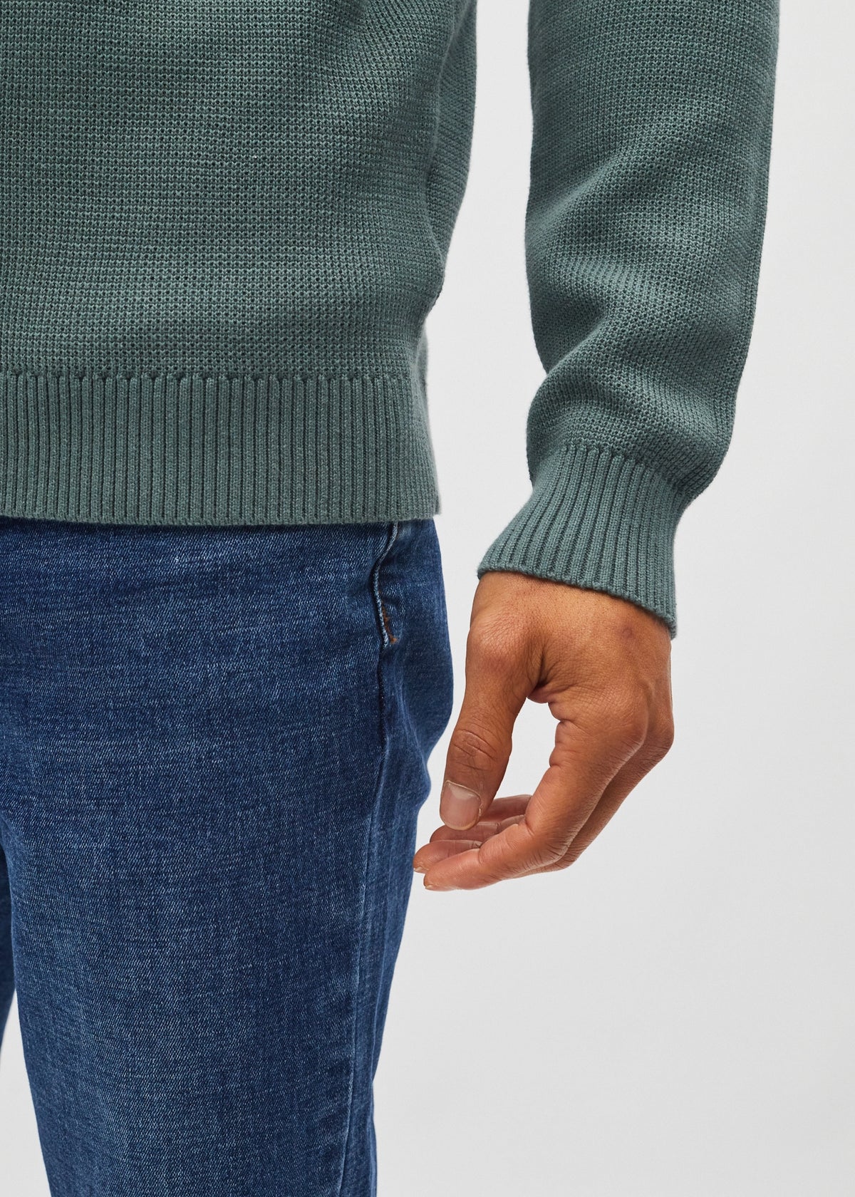 Twain Half Zip Green Meadow