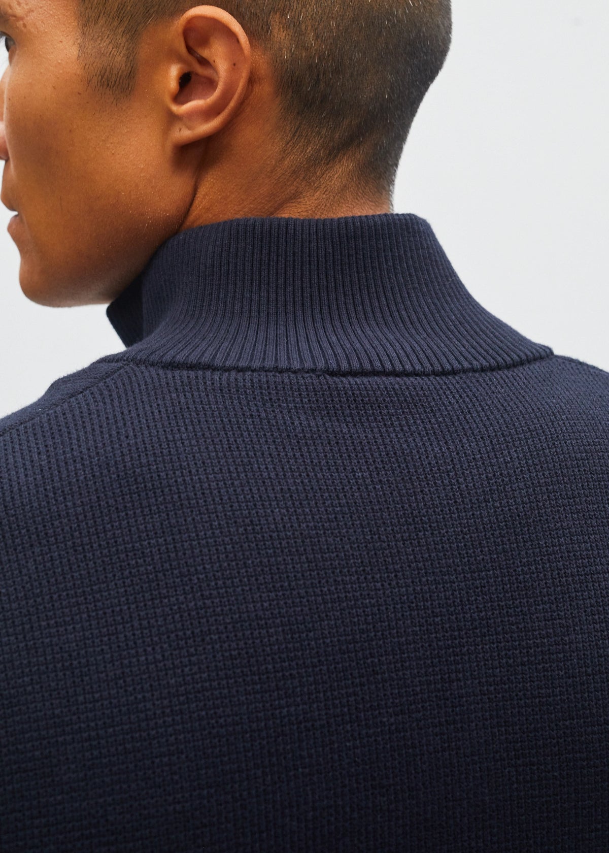 Twain Half Zip Metro Navy