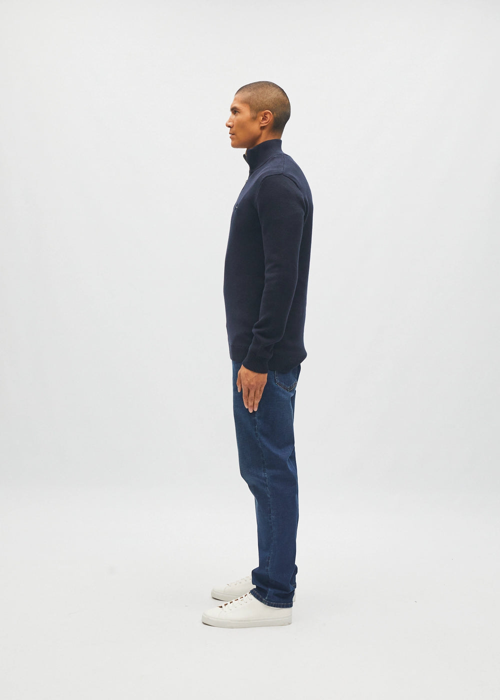 Twain Half Zip Metro Navy