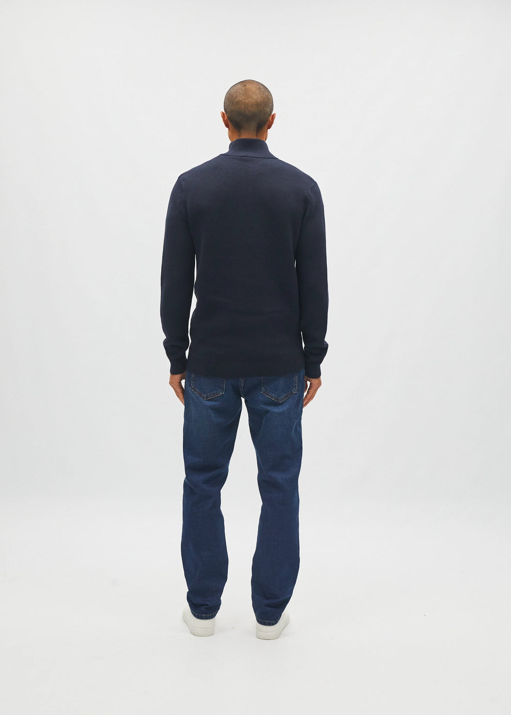 Twain Half Zip Metro Navy