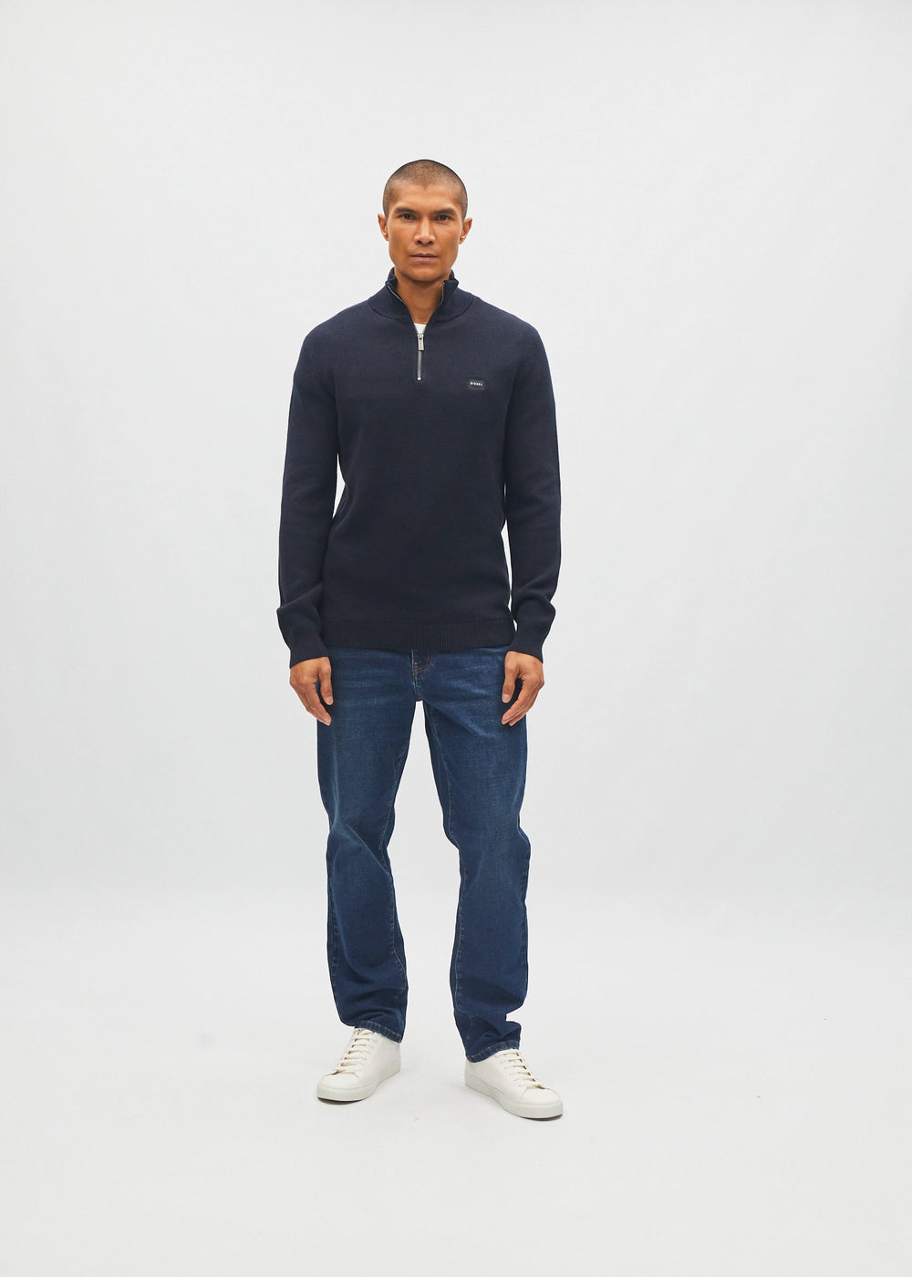 Twain Half Zip Metro Navy