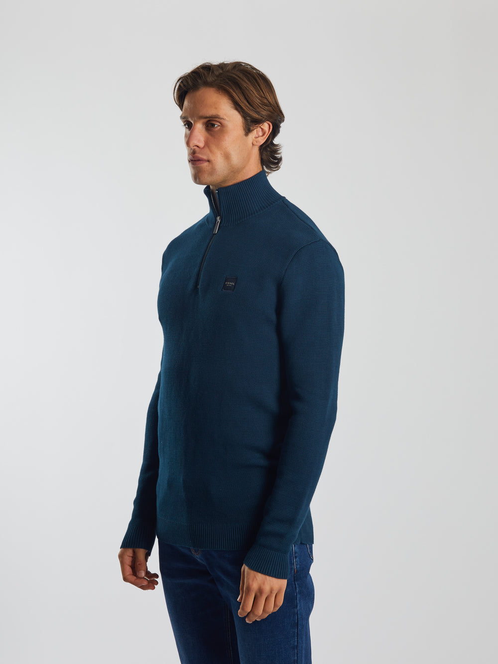 Twain Half Zip Midnight Teal