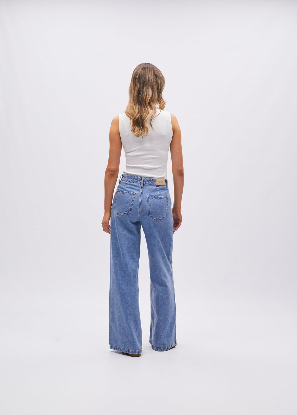 Cameron Wide Leg Light Blue