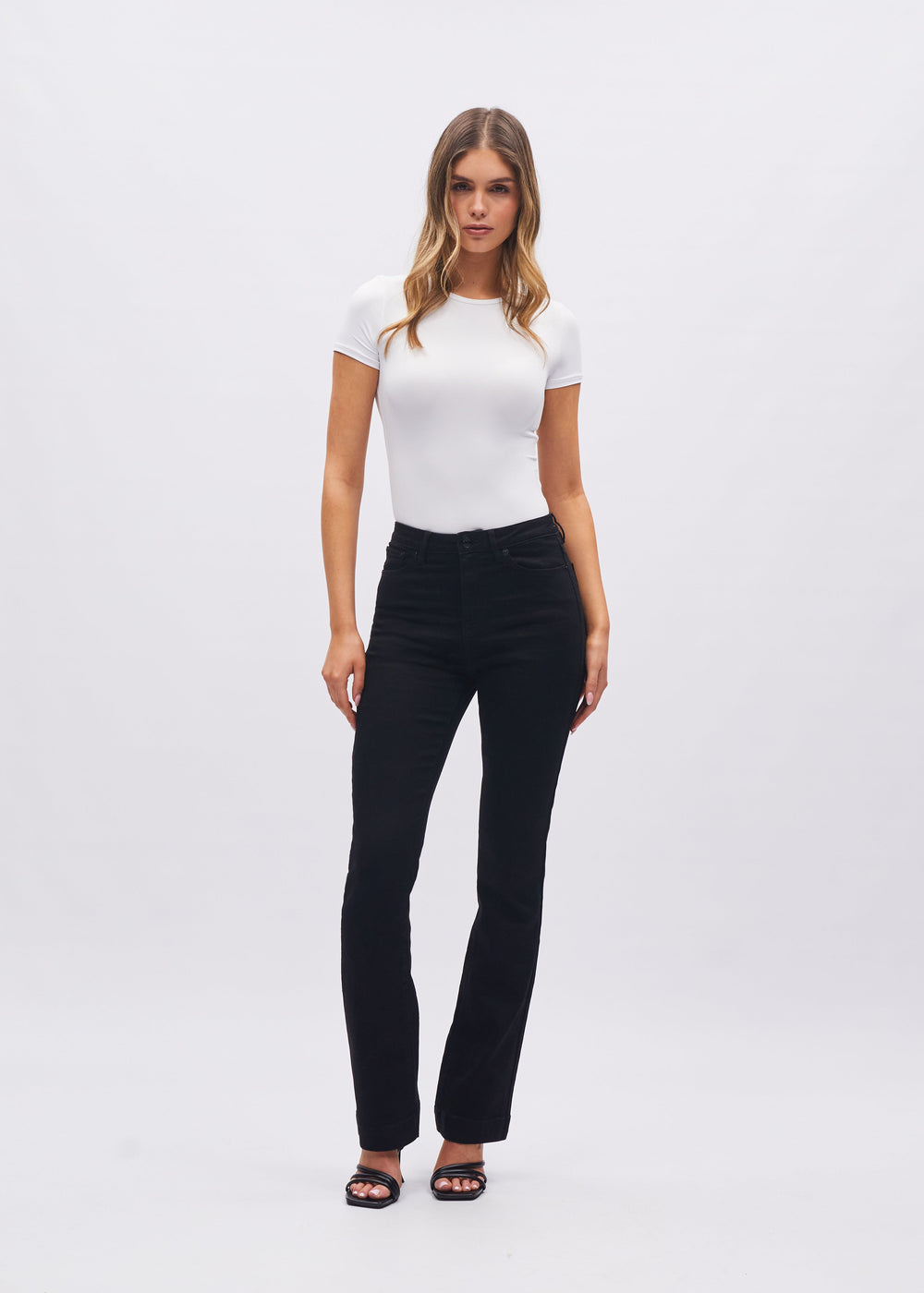 Gina High Rise Bootleg Black
