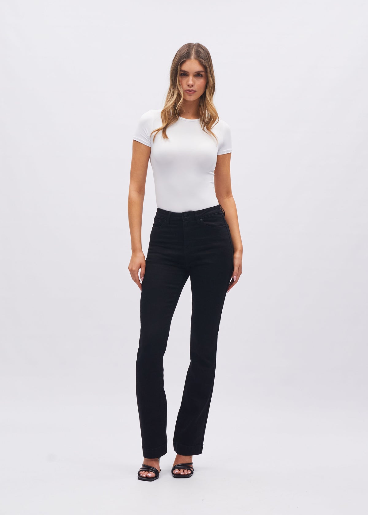 Gina High Rise Bootleg Black