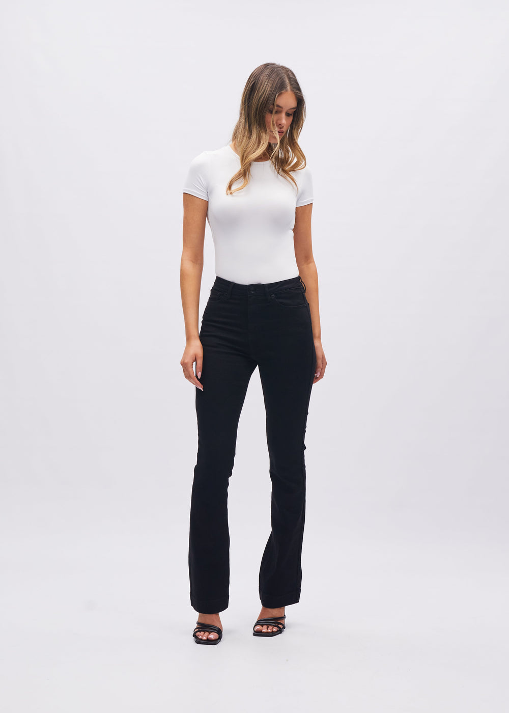 Gina High Rise Bootleg Black