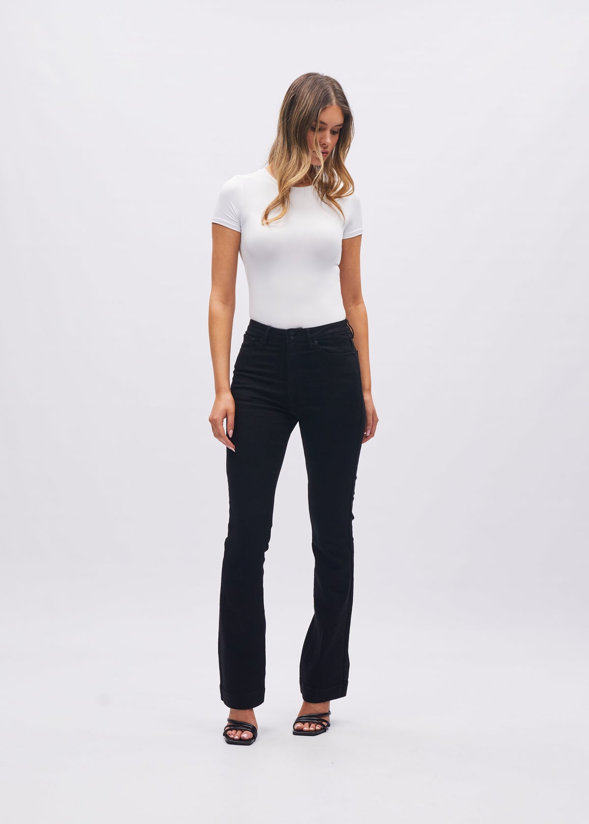 Gina High Rise Bootleg Black