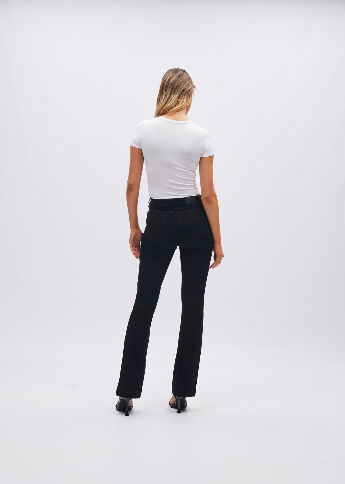 Gina High Rise Bootleg Black