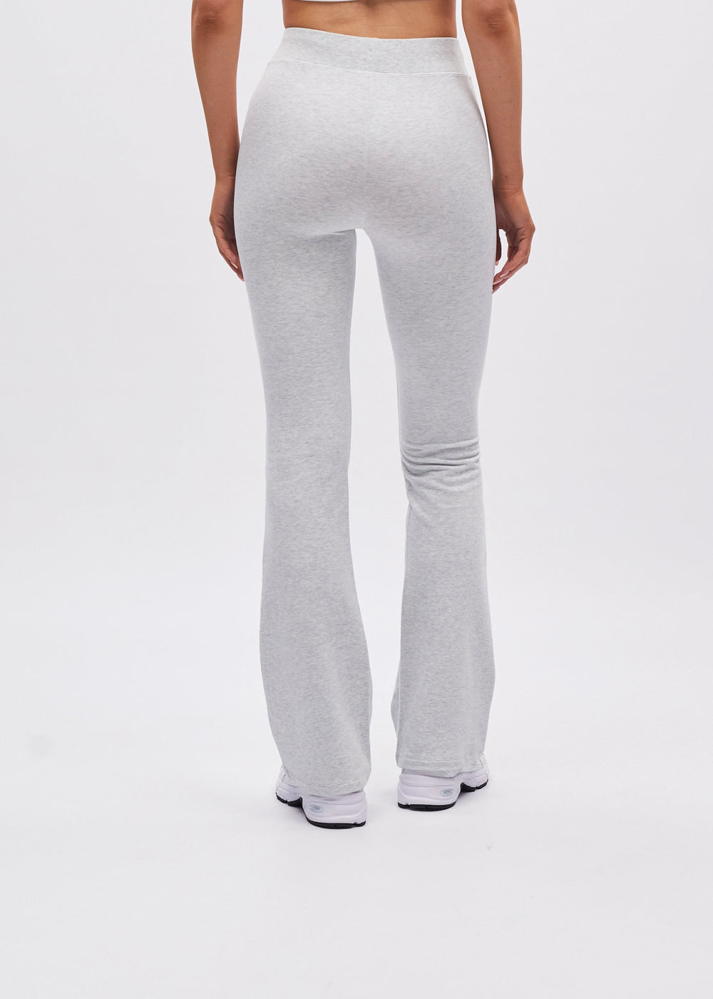 Polly Flare Pant Grey Marl