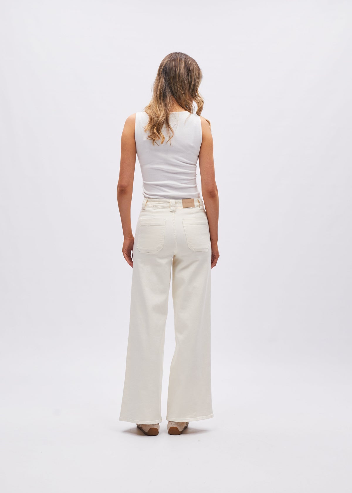 Sasha Wide Leg Cream