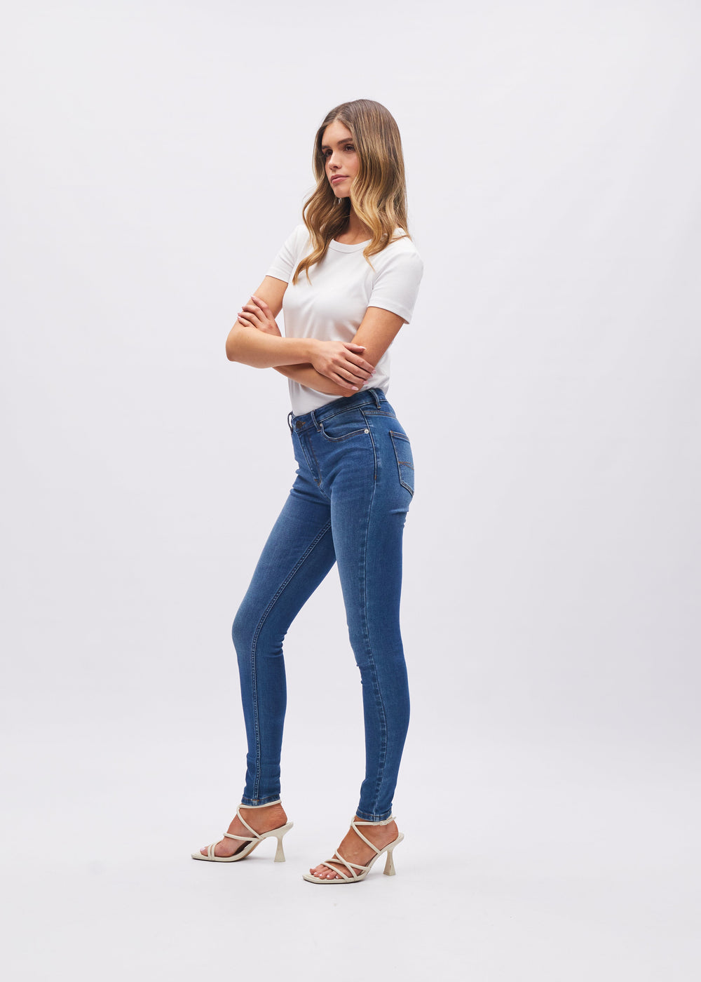 Kayla Mr Skinny Stone Blue