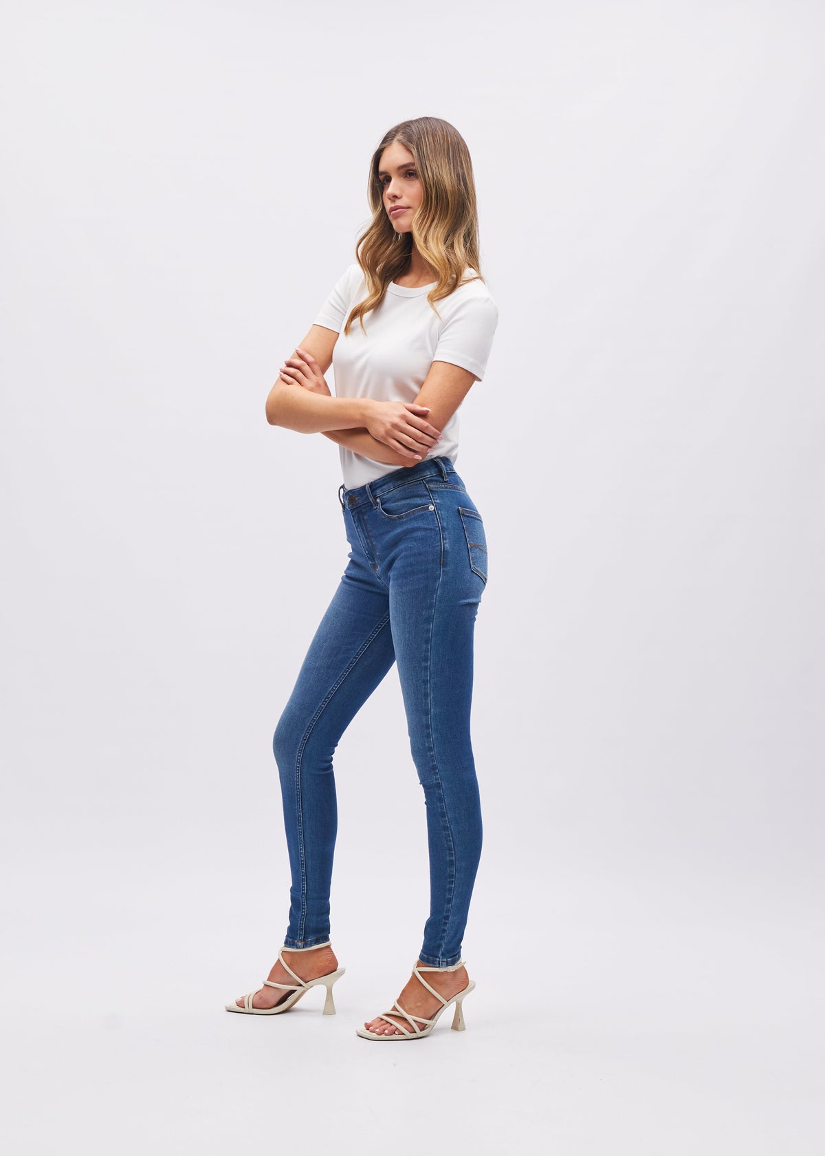 Kayla Mr Skinny Stone Blue