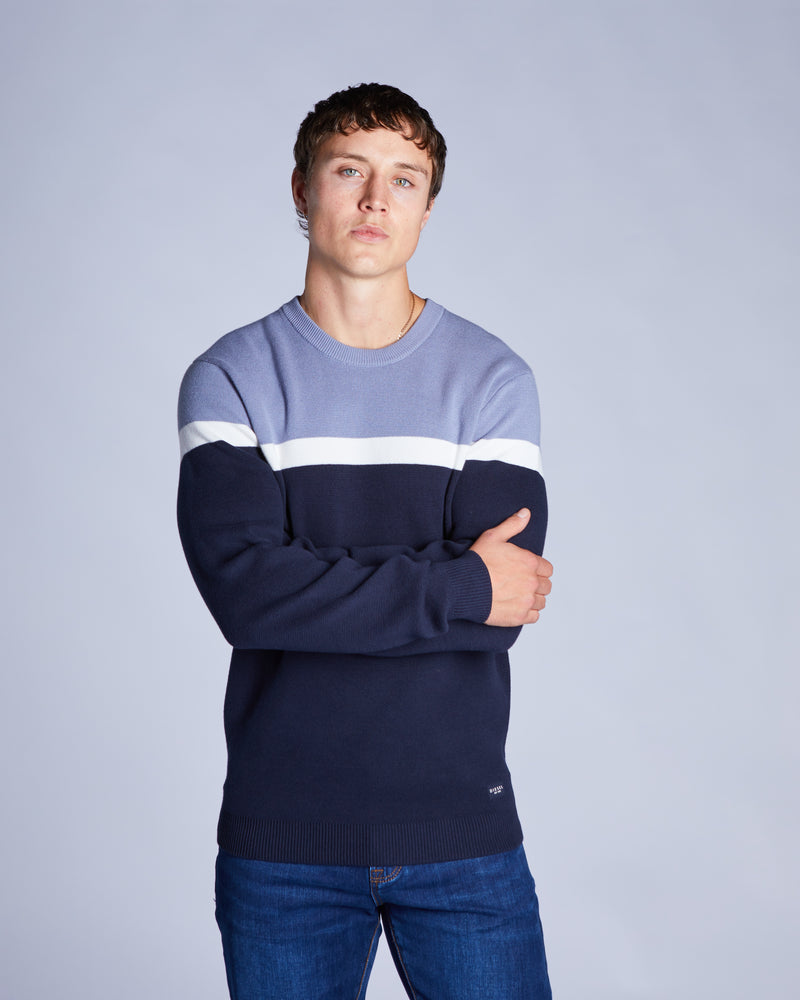 Vic Sweater Blue Wave