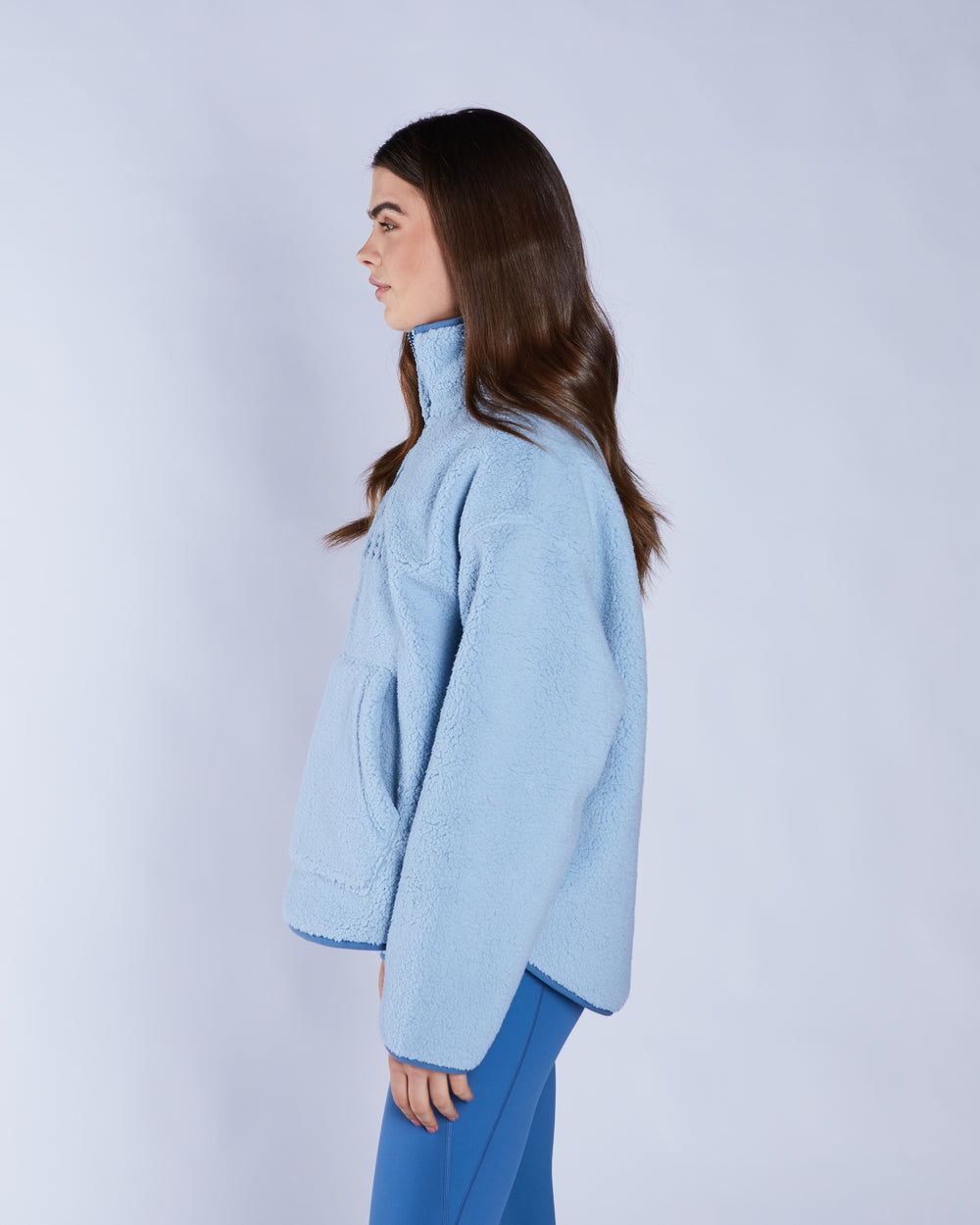 Wendelin Half Zip Fleece Ocean Breeze