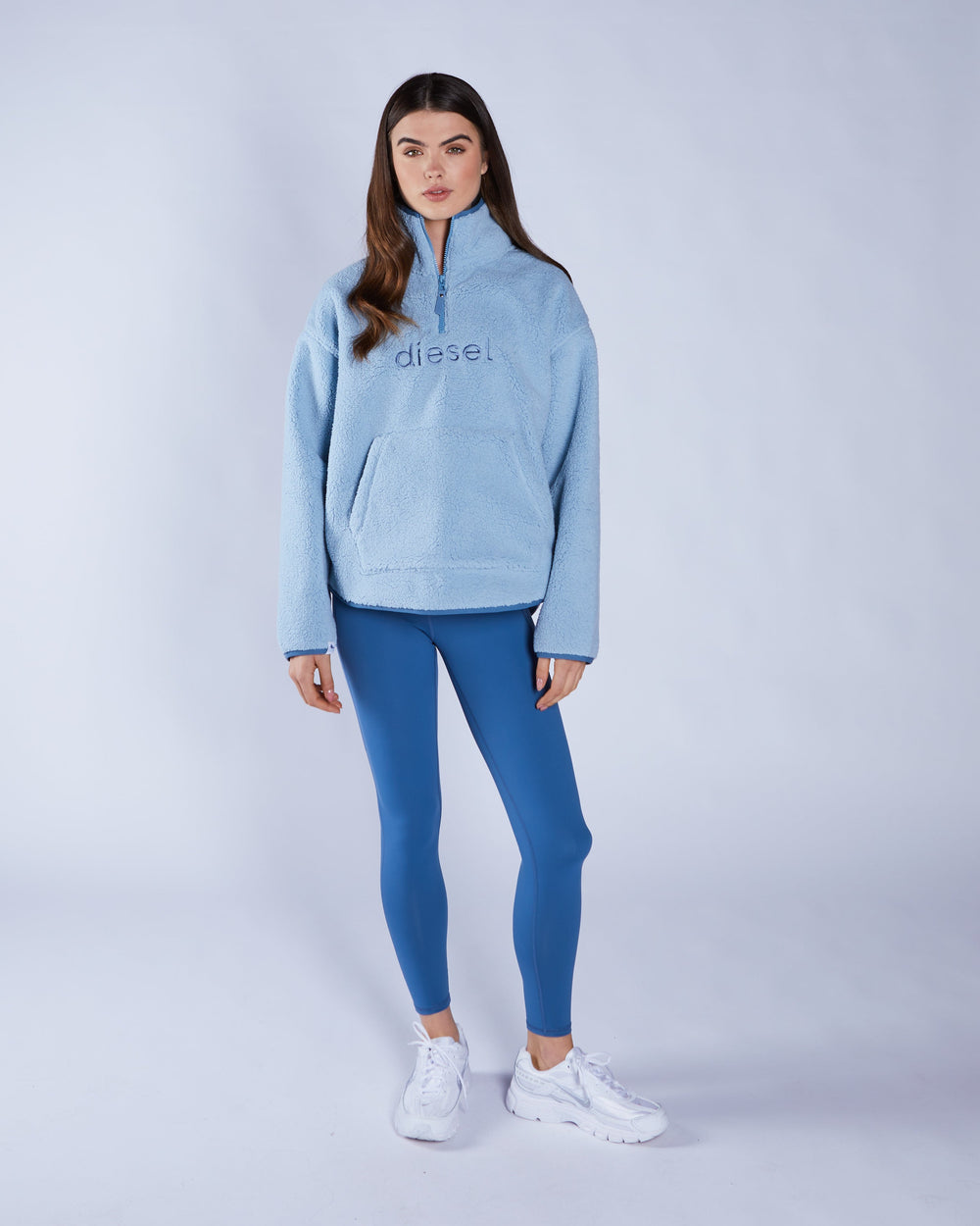 Wendelin Half Zip Fleece Ocean Breeze