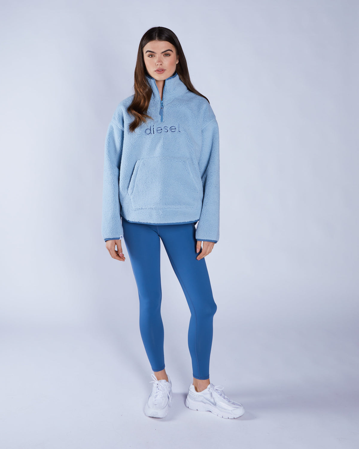 Wendelin Half Zip Fleece Ocean Breeze