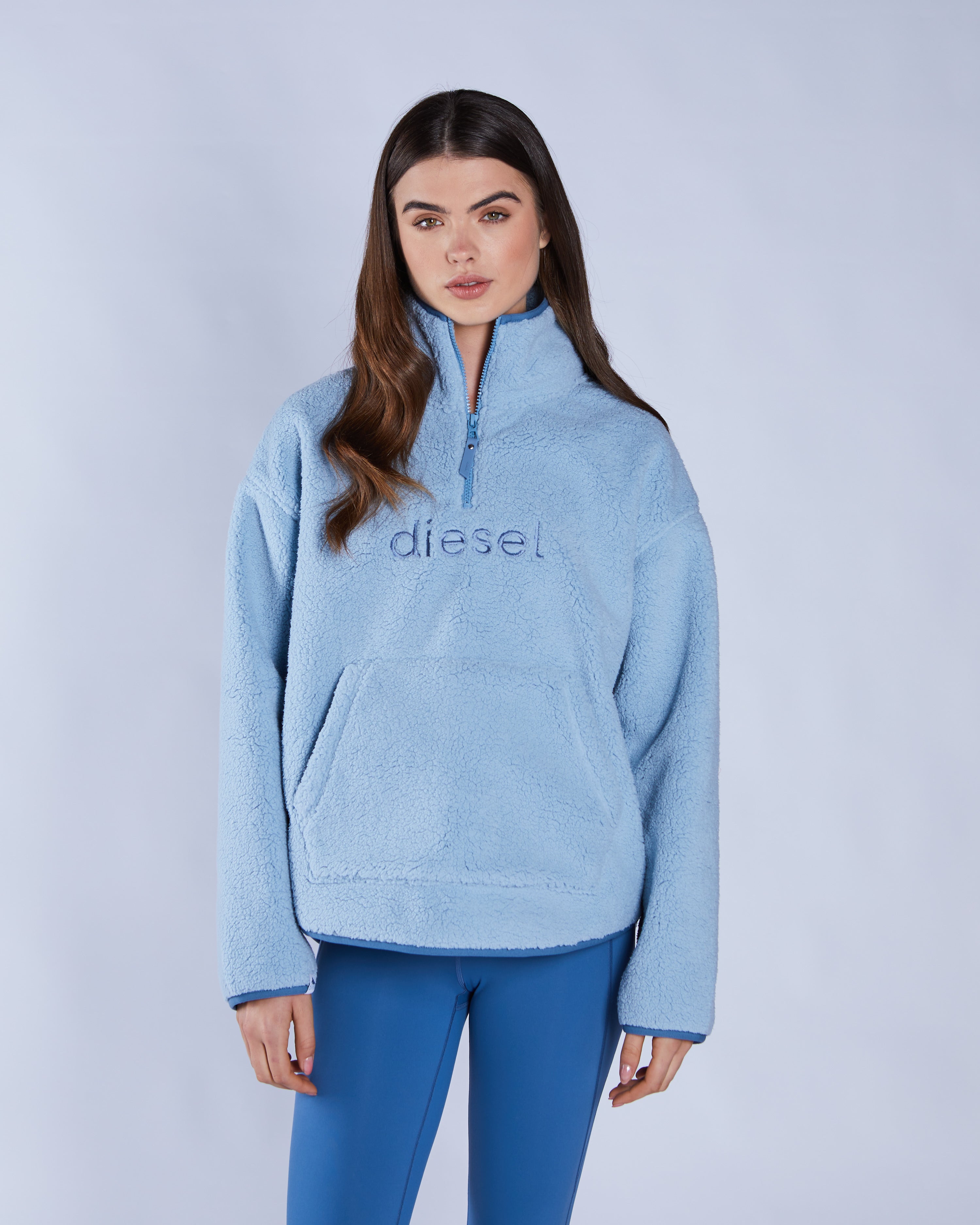 Wendelin Half Zip Fleece Ocean Breeze