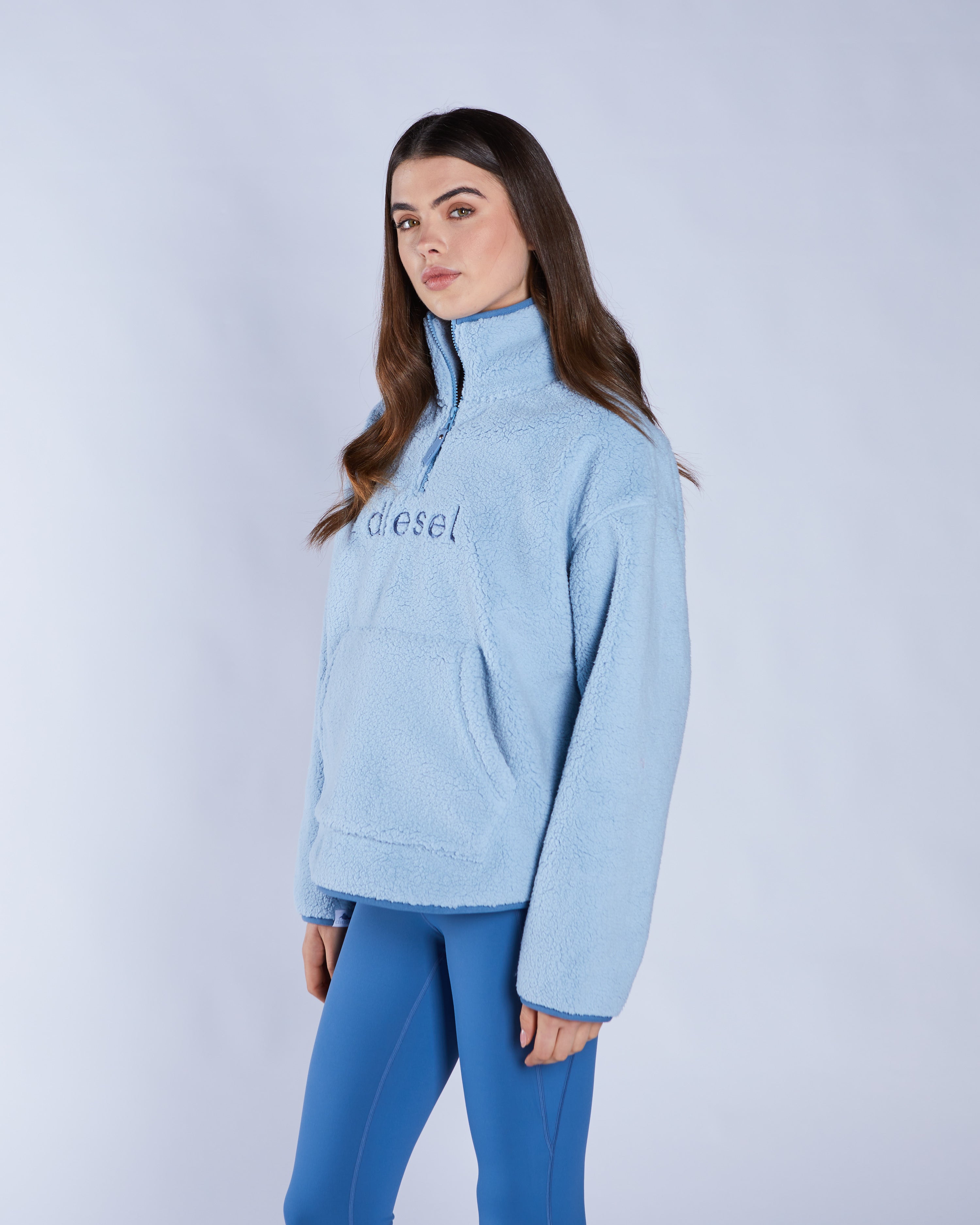 Wendelin Half Zip Fleece Ocean Breeze