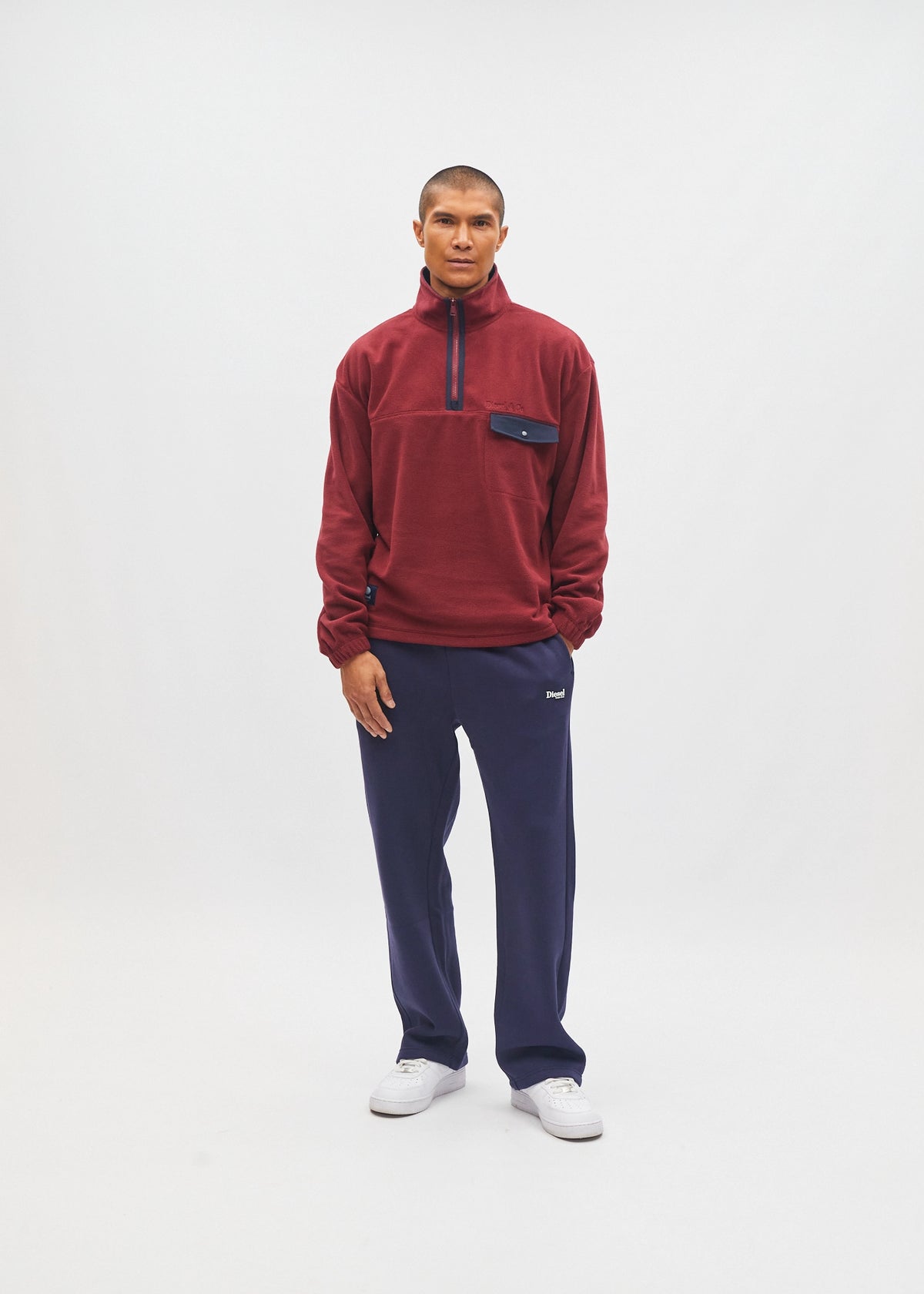 Wilder Half Zip Cranberry Red