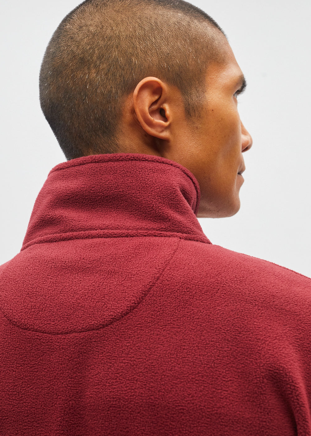 Wilder Half Zip Cranberry Red